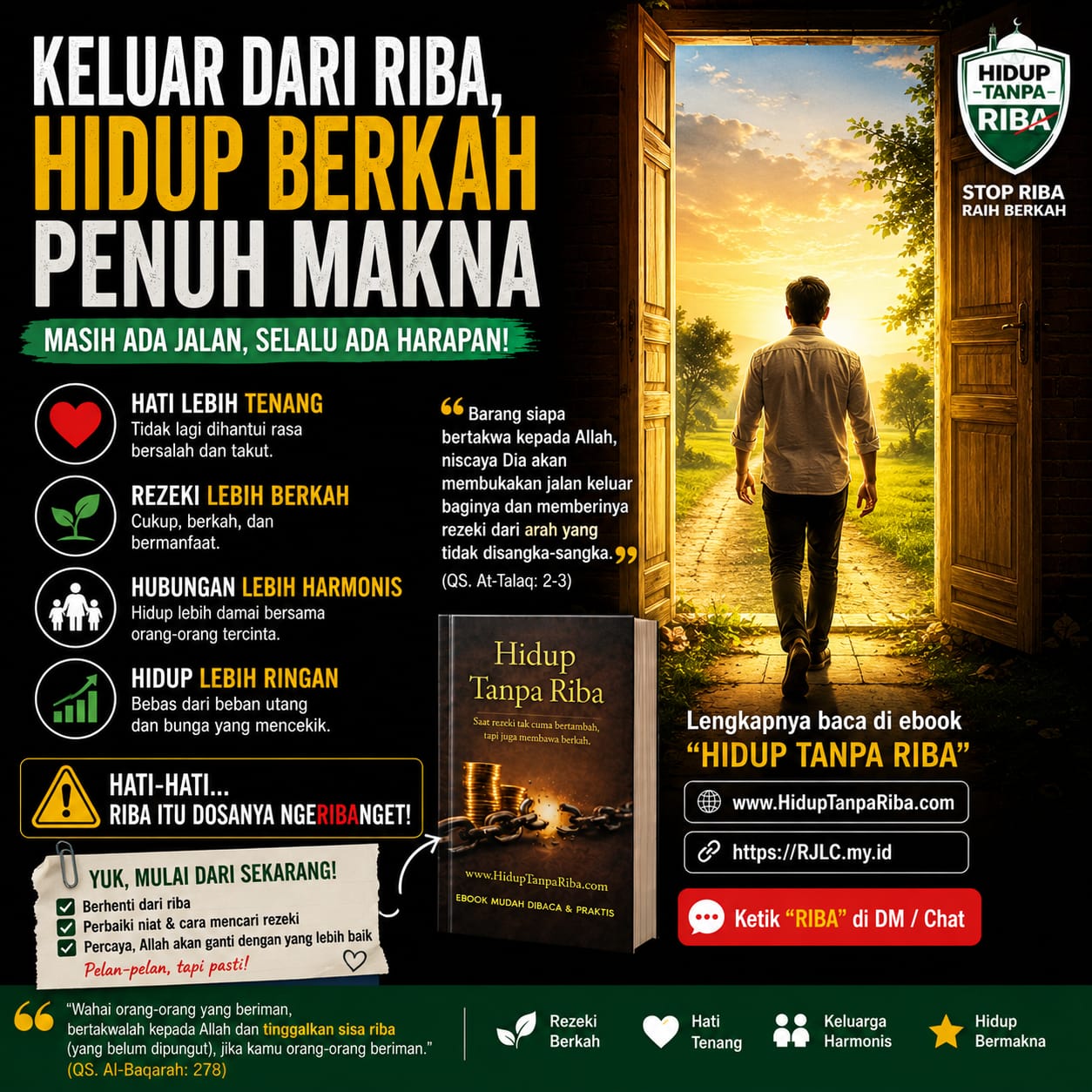 Keluar Dari Riba, Hidup Berkah Penuh Makna